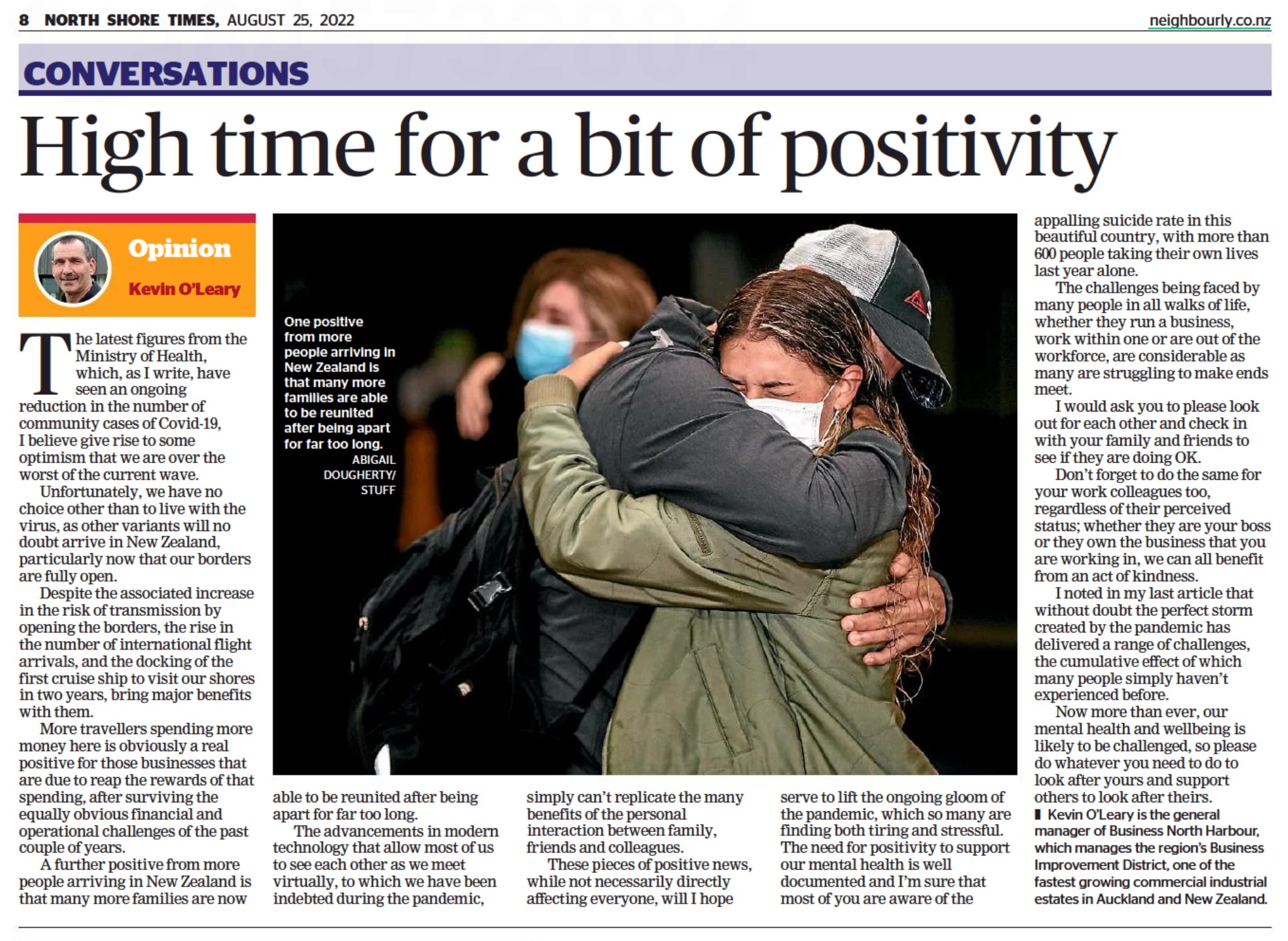 High time for a bit of positivity